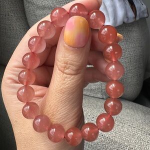 Sunset pink agate